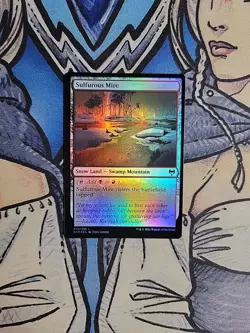 1x Sulfurous Mire FOIL - NM/M KHM MTG Magic - Image 1