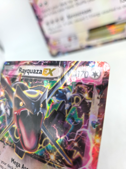 Pokemon Rayquaza EX Shiny Holo Promo XY XY69 Card + bonus Mega Card - Image 5