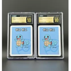Pokemon Playing Cards Old Maid 2019 JPN Squirtle CGC Pristine 10 (2) - Image 1