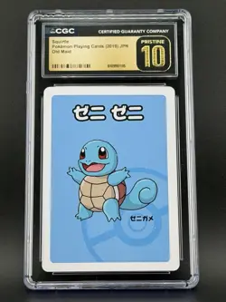 Pokemon Playing Cards Old Maid 2019 JPN Squirtle CGC Pristine 10 (2) - Image 4