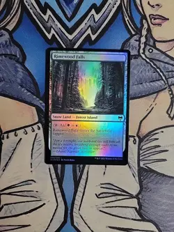 1x Rimewood Falls FOIL - NM/M KHM MTG Magic - Image 1