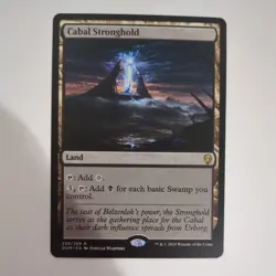 Cabal Stronghold Dominaria Card Magic the Gathering, Regular Card, Great shape! - Image 1