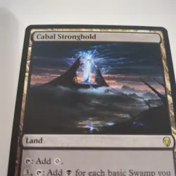 Cabal Stronghold Dominaria Card Magic the Gathering, Regular Card, Great shape! - Image 2