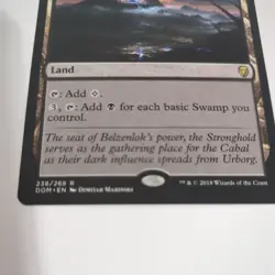 Cabal Stronghold Dominaria Card Magic the Gathering, Regular Card, Great shape! - Image 3