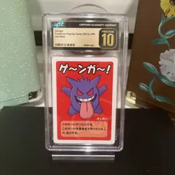 CGC PRISTINE 10 GENGAR OLD MAID PLAYING CARDS 2019 JAPANESE POKEMON CARD - Image 1