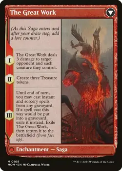 MTG Urabrask / The Great Work March of the Machine Regular Mythic Rare - Image 2