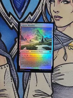 1x Alpine Meadow FOIL - NM/M KHM MTG Magic - Image 1