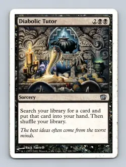Diabolic Tutor 8th Edition Non-Foil MTG MP - Image 1