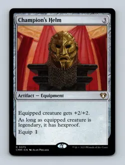 Champion's Helm Commander Masters Non-Foil MTG NM - Image 1