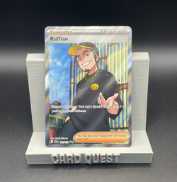 Pokemon TCG Ruffian 181/159 Sv09: Journey Together Holo Full Art Trainer - Image 1