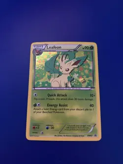 Pokemon TCG Leafeon BW87 Black White Holo Promo Card - Image 1