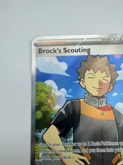 Pokemon Brock's Scouting 179/159 Full Art Trainer Ultra Rare Journey Together - Image 2