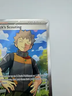 Pokemon Brock's Scouting 179/159 Full Art Trainer Ultra Rare Journey Together - Image 3