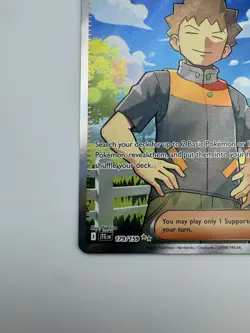 Pokemon Brock's Scouting 179/159 Full Art Trainer Ultra Rare Journey Together - Image 4