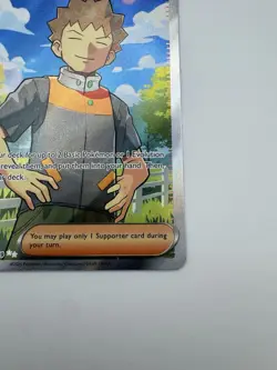 Pokemon Brock's Scouting 179/159 Full Art Trainer Ultra Rare Journey Together - Image 5