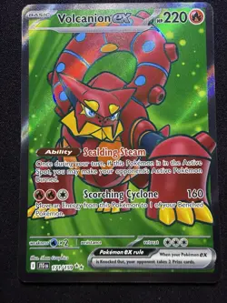 Pokemon TCG Volcanion EX Full Art Card Journey Together 171/159 NM - Image 1