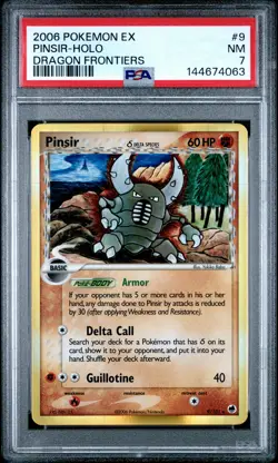 Pinsir [Reverse Holo] - Pokemon Dragon Frontiers #9 PSA 7.0 - Image 1