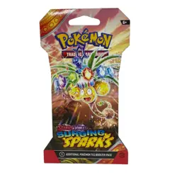 (1) Pokemon SV08 Surging Sparks SLEEVED BOOSTER PACK Sealed (random pack art) - Image 1
