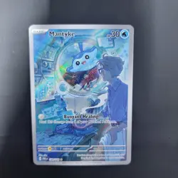 Pokemon TCG Mantyke 189/182 IR Paradox Rift Near Mint Holo - Image 3