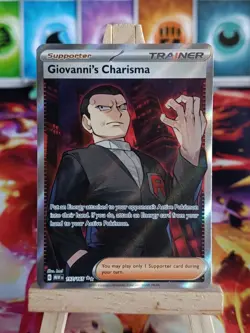 GIOVANNI'S CHARISMA 197/165 POKEMON 151 PACK FRESH - Image 1