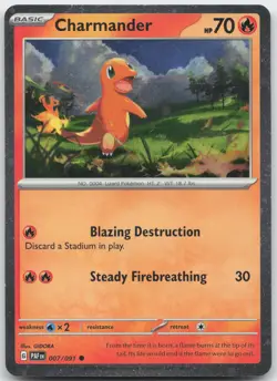 CHARMANDER 007/091 COSMOS HOLO COMMON POKEMON NM - Image 1