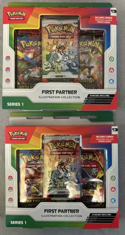 Pokemon TCG First Partner Illustration Collection Series 1 - Sealed -2x Box Lot - Image 1