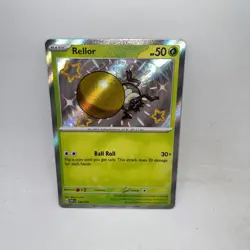 Rellor 108/091 Shiny Rare Paldean Fates Pokemon Holo Near Mint - Image 1