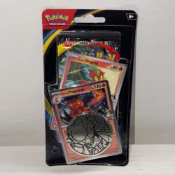 Pokemon TCG Phantasmal Flames - 2x Premium Checklane Blister (Greedent+Magcargo) - Image 4