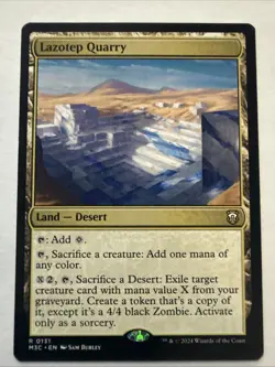 MTG Lazotep Quarry 0131 Reg Commander: Modern Horizons 3 NM M3C - Image 1
