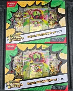 2 Pokemon TCG Ascended Heroes Mega ex Box Meganium New - Image 1