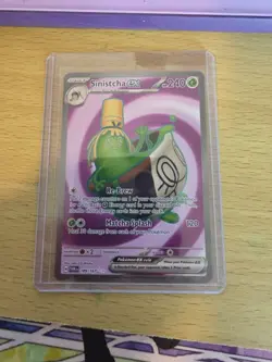 Pokemon TCG SV-Twilight Masquerade Sinistcha EX #189/167 Ultra Rare - Image 1