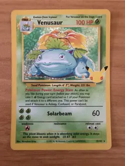 Venusaur 15/102 Classic Collection Pokemon Celebrations Classic Collection NM - Image 1