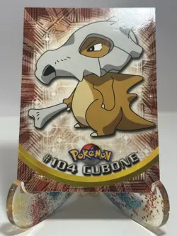 Cubone #104 2000 Topps Pokemon Series 2 Blue Logo - Image 1