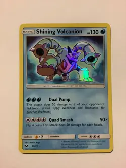 2017 Pokemon Shining Legends Shining Volcanion 27/73 M/NM - Image 1