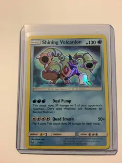 2017 Pokemon Shining Legends Shining Volcanion 27/73 M/NM - Image 3