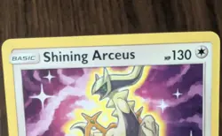 2017 Pokemon Shining Legends Arceus #57/73 LP - Image 2