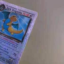 2002 POKEMON LEGENDARY COLLECTION #5 DARK DRAGONITE-REVERSE FOIL PSA 1 PR - Image 2
