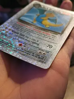 2002 POKEMON LEGENDARY COLLECTION #5 DARK DRAGONITE-REVERSE FOIL PSA 1 PR - Image 5