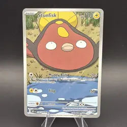 Stunfisk 118/086 Sv: White Flare Holo Pokemon TCG - Image 1