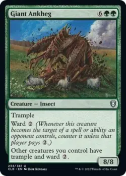 Giant Ankheg - Light Play MTG Commander Legends: Battle for Baldur's Gate - Image 1