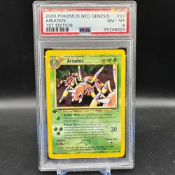 Ariados 1st Edition PSA 8 2000 Pokemon Neo Genesis 27/111 - Image 1
