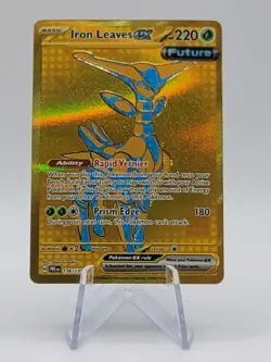 Iron Leaves ex 176/131 SV: Prismatic Evolutions NM Pokemon Hyper Rare - Image 1