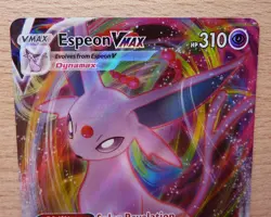Espeon VMAX 065/203 Holo VMAX Rare Evolving Skies Pokemon Near Mint - Image 2
