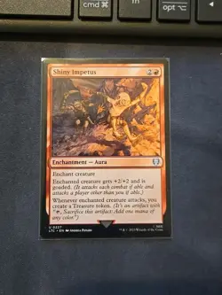 Shiny Impetus 0227 Play Set Uncommon LOTR Commander MTG Near Mint - Image 1