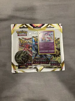Pokemon TCG Sword and Shield Astral Radiance 3 Pack Blister Sylveon - Image 1