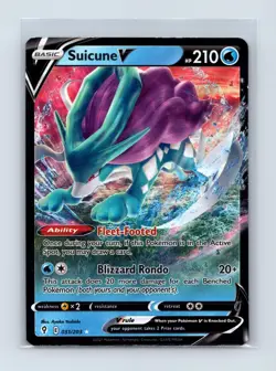 Suicune V 031/203 Holo V Rare Evolving Skies Pokemon Near Mint - Image 1
