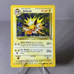 Pokemon TCG Jolteon Jungle 4/64 Holo Unlimited - Rare - Image 1