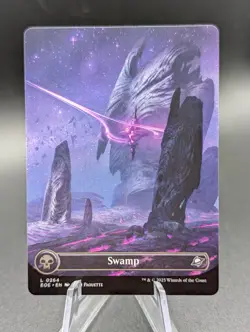 MTG: Swamp | 264 | Borderless | Edge of Eternities | Pack Fresh NM | - Image 1