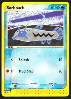 Barboach 51/97 Pokemon EX Dragon NM - Image 1