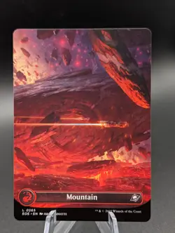 MTG: Mountain | 265 | Borderless | Edge of Eternities | Pack Fresh NM | - Image 1